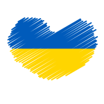 1618138263Ukraine heart shape flag